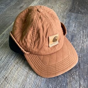 Carhartt quilted flap hat